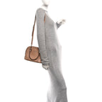 Soft Microguccissima Mini Dome Bag Camelia