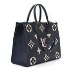 Empreinte Monogram Giant Onthego MM Navy Creme