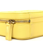 Caviar Quilted Medium CC Filigree Vanity Case Yellow