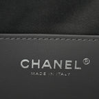 Metallic Caviar Quilted Mini Chanel 25 Handbag Anthracite