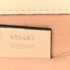 GG Supreme Monogram Calfskin Small Padlock Shoulder Bag Beige Mystic White Sun Oil
