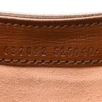 GG Supreme Monogram Azalea Calfskin Web Mini Jackie 1961 Hobo Beige Ebony Brown Sugar