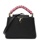 Taurillon Braided Capucines Mini Black