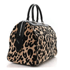 Jacquard Velvet Leopard Print Stephen Sprouse Speedy
