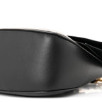 Smooth Calfskin Donut Chain Medium Ola Shoulder Bag Black