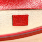 Dollar Calfskin Swarovski Crystal Small Dionysus Shoulder Bag Hibiscus Red