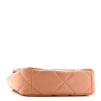 Lambskin Quilted Medium Chanel 19 Flap Brown