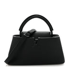 Taurillon Capucines East West MM Matte Black
