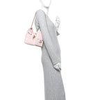 Caviar Quilted Mini Chanel 25 Handbag Light Pink