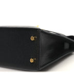 Chevre Chamkila Mini Kelly Sellier 20 Black