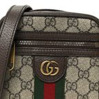 GG Supreme Monogram Web Mini Ophidia Messenger Brown