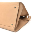 Matte Grained Calfskin Soft Margaux 17 Light Camel