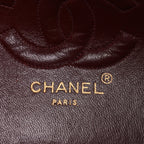 Lambskin Quilted Small Double Flap Black