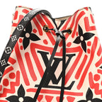 Monogram Giant Crafty NeoNoe MM Creme Rouge Black