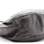 Guccissima Medium Sukey Top Handle Tote Chocolate