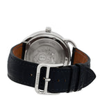 Stainless Steel Alligator 40mm Arceau Quartz Watch Bleu Abysse