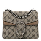 GG Supreme Monogram Mini Dionysus Shoulder Bag Taupe