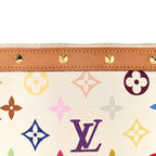 Monogram Multicolor Pochette Accessories White