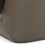 Soft Grained Small Puzzle Edge Bag Taupe