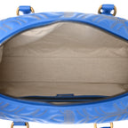 X ADIDAS Calfskin Trefoil Web GG Marmont Medium Duffle Bag Blue