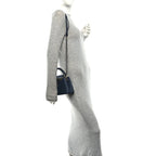 Taurillon Embellished Malletage Crown Mini Capucines Navy
