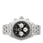 Stainless Steel 44mm Crosswind Automatic Watch Black A44355