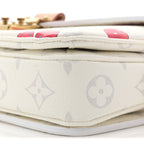 LV X TM Monogram Cerises Pochette Metis East West White