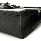 Microguccissima Medium Emily Chain Shoulder Bag Black
