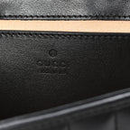 Calfskin Matelasse Aria Mini GG Marmont Shoulder Bag Black