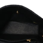 Caviar Quilted Mini Square Flap Black