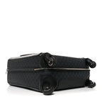 GG Supreme Monogram Azalea Calfskin Retro Interlocking G Small Savoy Cabin Trolley Black