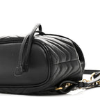 Calfskin Matelasse GG Marmont Flap Backpack Black