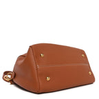 Grained Calfskin Low Key Speedy 30 Cognac