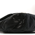Lambskin Quilted Medium Chanel 19 Flap Black