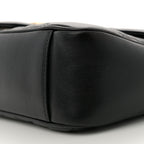 Calfskin Matelasse Small GG Marmont Shoulder Bag Black