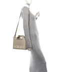 Jacquard Canvas Small Font Tote Ecru