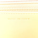 Caviar Quilted Wallet on Chain WOC Beige