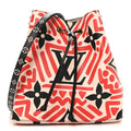 Monogram Giant Crafty NeoNoe MM Creme Rouge Black