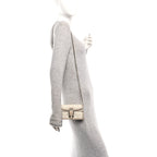GG Supreme Monogram Textured Dollar Calfskin Super Mini Dionysus Shoulder Bag Beige Mystic White Oatmeal
