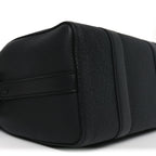 Grained Calfskin Aerogram City Keepall Black