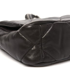 Lambskin Quilted Medium Chanel 19 Flap Dark Brown