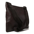Guccissima Flat Messenger Bag Brown Dark Brown