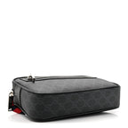 Soft GG Supreme Monogram Web Belt Bag Black Grey