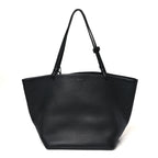 Grained Calfskin Park Tote Three Black