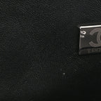 Lambskin Quilted Small Double Flap So Black