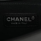 Calfskin Quilted Small Boy Flap Black