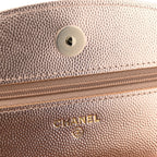 Metallic Caviar Timeless CC Wallet On Chain WOC Copper