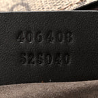 GG Supreme Monogram Medium Flat Messenger Bag Beige Brown