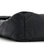 Goatskin Quilted Medium Chanel 19 Flap Navy Blue