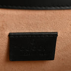 Velvet Skipper Crystal GG Monogram Small Dionysus Shoulder Bag Black Black Diamond